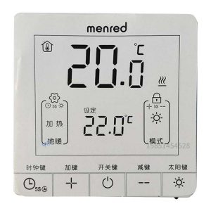 menred曼瑞德地暖温控器RT1.23i（水采暖+联动+Wi-Fi）RT1.36i （电采暖+时控+外探头+Wi-Fi）使用操作连网手机配对app