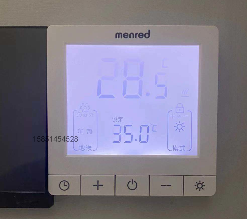 menred曼瑞德地暖温控器面板款式WiFi手机控配对APP