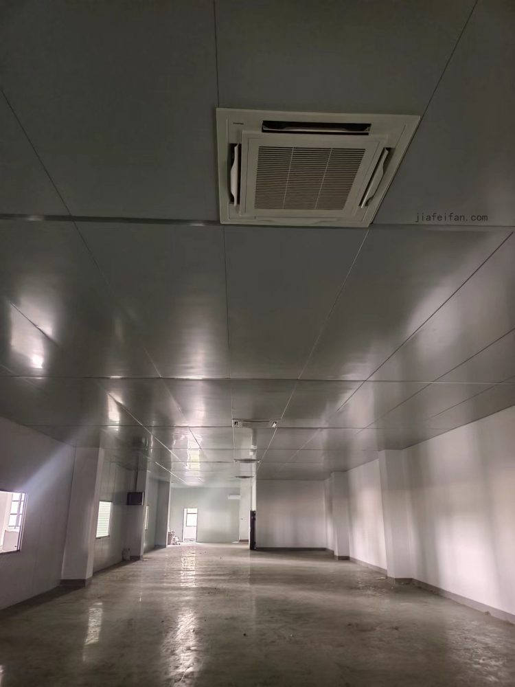 江苏无锡某办公楼安装东芝商用中央空调天花机吸顶机