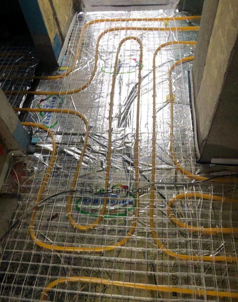 东原千浔苏州地暖曼瑞德menred地暖阻氧管PERT铺设
