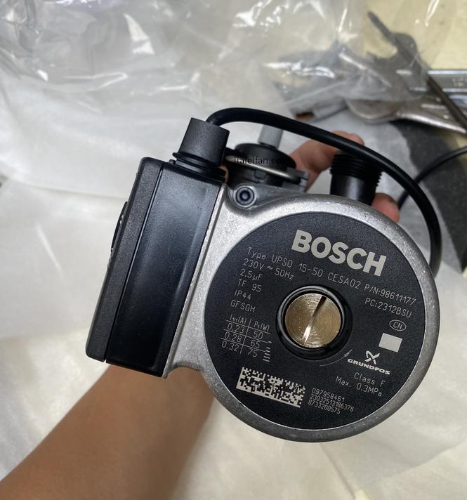 BOSCH博世锅炉水泵维修——地暖锅炉水泵故障