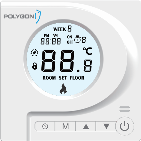 POLYGON保利地暖温控器ACP52使用操作说明书方法